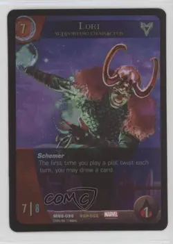 2015 VS System 2 Player Card Game The Marvel Battles Loki #MNB-098 - Image 1