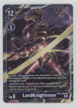 2023 Digimon Card Game - Versus Royal Knights (BT13) R LordKnightmon #BT13-090 - Image 1