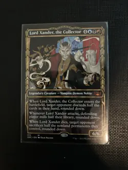 1x Lord Xander, the Collector MTG Streets of New Capenna Showcase Mythic Nonfoil - Image 1