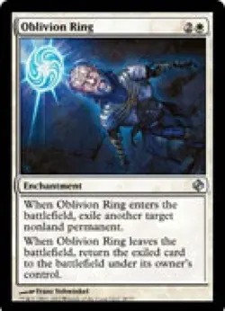Oblivion Ring - Light Play MTG Duel Decks: Venser vs Koth - Image 1