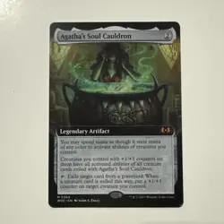 Agatha's Soul Cauldron Extended Art # 366 MTG Wilds Of Eldraine NM English - Image 1