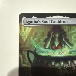 Agatha's Soul Cauldron Extended Art # 366 MTG Wilds Of Eldraine NM English - Image 2