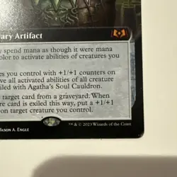 Agatha's Soul Cauldron Extended Art # 366 MTG Wilds Of Eldraine NM English - Image 4
