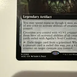 Agatha's Soul Cauldron Extended Art # 366 MTG Wilds Of Eldraine NM English - Image 5