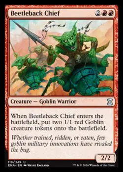 Beetleback Chief - Light Play MTG Eternal Masters - Image 1