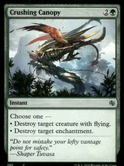 Crushing Canopy 386 Jumpstart MTG Magic the Gathering card - Image 1