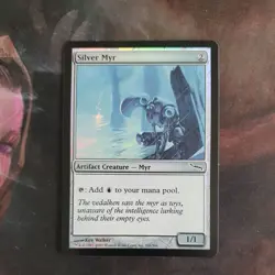 Silver Myr ~ Mirrodin [ Excellent ] [ Magic MTG ] FOIL - Image 1