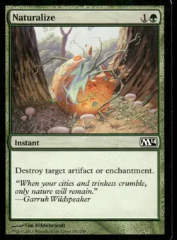 Naturalize M14 MTG Magic the Gathering card - Image 1