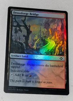 MTG *FOIL * Modern Horizons 2 Common DROSSFORGE BRIDGE NM - Image 1