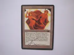 Primal Clay - ARTIST PROOF - Signed - MTG Magic the Gathering Antiquities - Image 1