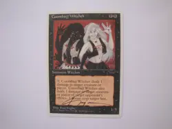 Cuombajj Witches - ARTIST PROOF - Signed - MTG Magic the Gathering 4th Edition - Image 1