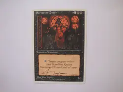 Sorceress Queen - ARTIST PROOF - Signed - MTG Magic the Gathering 4th Edition - Image 1