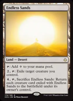 Endless Sands -Foil Light Play MTG Hour of Devastation - Image 1