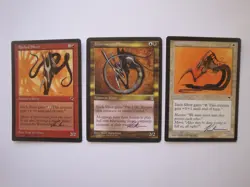 3x Sliver ARTIST PROOFs - Signed - MTG Magic the Gathering Tempest Stronghold - Image 1