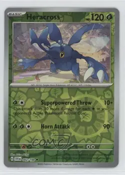 Heracross Reverse Foil Pokemon SV01: Scarlet & Violet #002 - Image 1