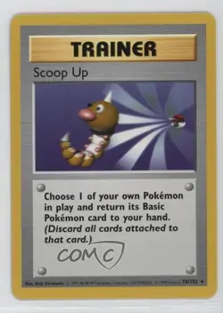 Scoop Up Shadowless Pokemon Base Set #78 1999 - Image 1