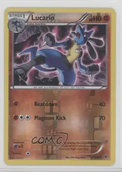 Lucario Reverse Foil Pokemon XY Fates Collide #47 - Image 1