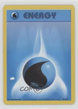 Water Energy Pokemon Base Set #102 1999 - Image 1