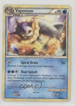 Vaporeon Pokemon HeartGold & SoulSilver Call of Legends #52 - Image 1