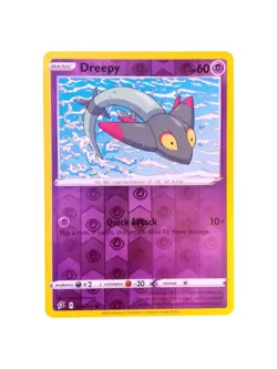 Dreepy Reverse Holo Common (089/192) Pokemon Rebel Clash - Image 1