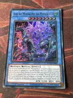 Yugioh Ame no Murakumo no Mitsurugi SUDA-EN092 Ultra Rare NM 1st NM - Image 1