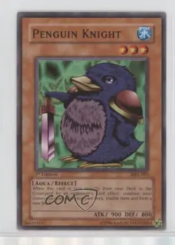 Penguin Knight 1st Ed. YuGiOh Magic Ruler Booster #MRL-001 2002 - Image 1