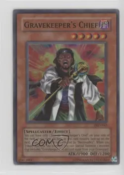 Gravekeeper's Chief YuGiOh Pharaonic Guardian #PGD-065 2003 - Image 1