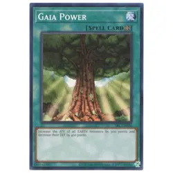 Yugioh - Gaia Power - Common - DB1 - NM - Image 1