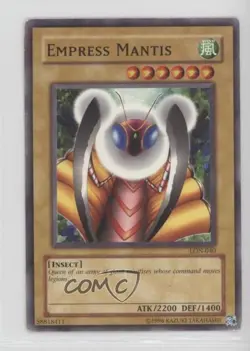 Empress Mantis Unlimited YuGiOh Labyrinth of Nightmare #LON-040 2003 - Image 1