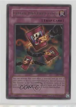 Chain Destruction Unlimited YuGiOh Pharaoh's Servant #PSV-006 2002 - Image 1