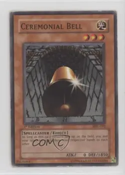 Ceremonial Bell 1st Ed. YuGiOh Magic Ruler Booster #MRL-092 2002 - Image 1