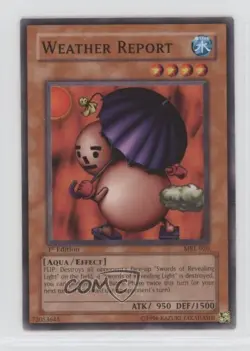 Weather Report 1st Ed. YuGiOh Magic Ruler Booster #MRL-020 2002 - Image 1