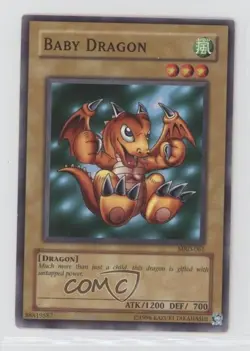 Baby Dragon (SP) Unlimited YuGiOh Metal Raiders #MRD-061 2002 - Image 1