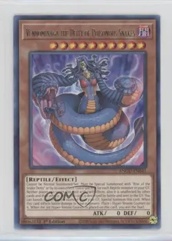 Vennominaga the Deity of Poisonous Snakes 1st Ed. YuGiOh Ancient Guardians - Image 1