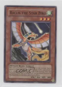 Rallis the Star Bird 1st Ed. YuGiOh Power of Duelist #POTD-EN007 2006 - Image 1