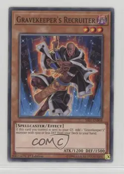 Gravekeeper's Recruiter 1st Ed. YuGiOh Speed Duel: Destiny Masters #SS01-ENB08 - Image 1