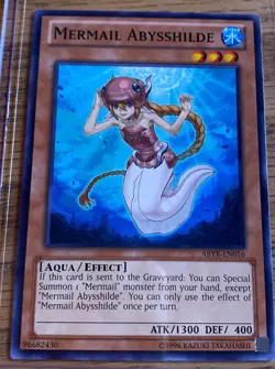 YuGiOh Mermail Abysshilde - ABYR-EN016 - Common - Unlimited LP - Image 1
