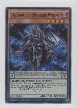 Dragonox The Empowered Warrior YuGiOh Mega-Tins Limited Edition #CT13-EN006 - Image 1