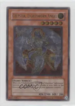 Celestia Lightsworn Angel 1st Ed. YuGiOh Light of Destruction #LODT-EN024 2008 - Image 1