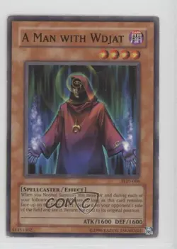 A Man with Wdjat YuGiOh Pharaonic Guardian #PGD-068 2003 - Image 1