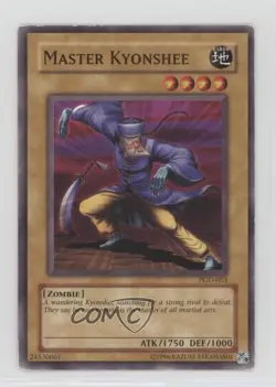 Master Kyonshee YuGiOh Pharaonic Guardian #PGD-053 2003 - Image 1