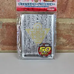 50x Silver Pyramid Card Sleeves - Yugioh Yugi Kaiba Style - 62x89mm TCG Fit New - Image 5
