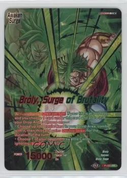 2017 Dragon Ball Super Card Game Promos // Surge of Brutality Broly #P-181 - Image 1