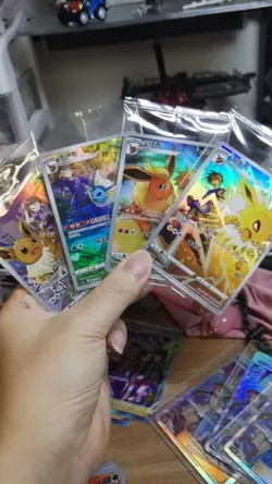Pokemon TCG Chinese alt art Jolteon Flareon Vaporeon Eevee CHR 4 Card In Stock - Image 2