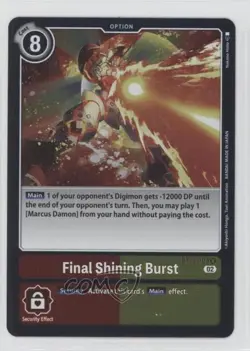2023 Digimon Card Game - Versus Royal Knights (BT13) R Final Shining Burst - Image 1