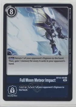2023 Digimon Card Game - Versus Royal Knights (BT13) R Full Moon Meteorr Impact - Image 1