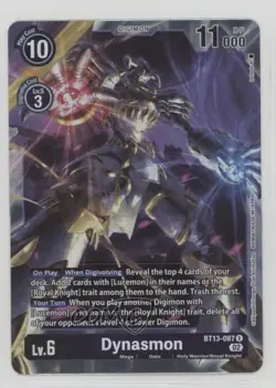 2023 Digimon Card Game - Versus Royal Knights (BT13) R Dynasmon #BT13-087 - Image 1