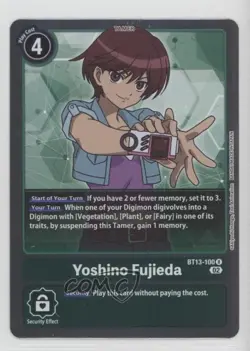 2023 Digimon Card Game - Versus Royal Knights (BT13) R Yoshino Fujieda #BT13-100 - Image 1
