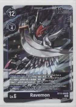 2023 Digimon Card Game - Versus Royal Knights (BT13) R Ravemon #BT13-089 - Image 1