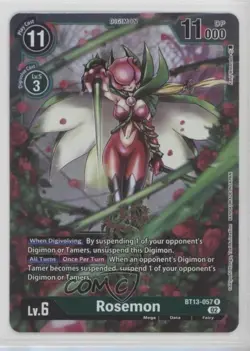 2023 Digimon Card Game - Versus Royal Knights (BT13) R Rosemon #BT13-057 - Image 1